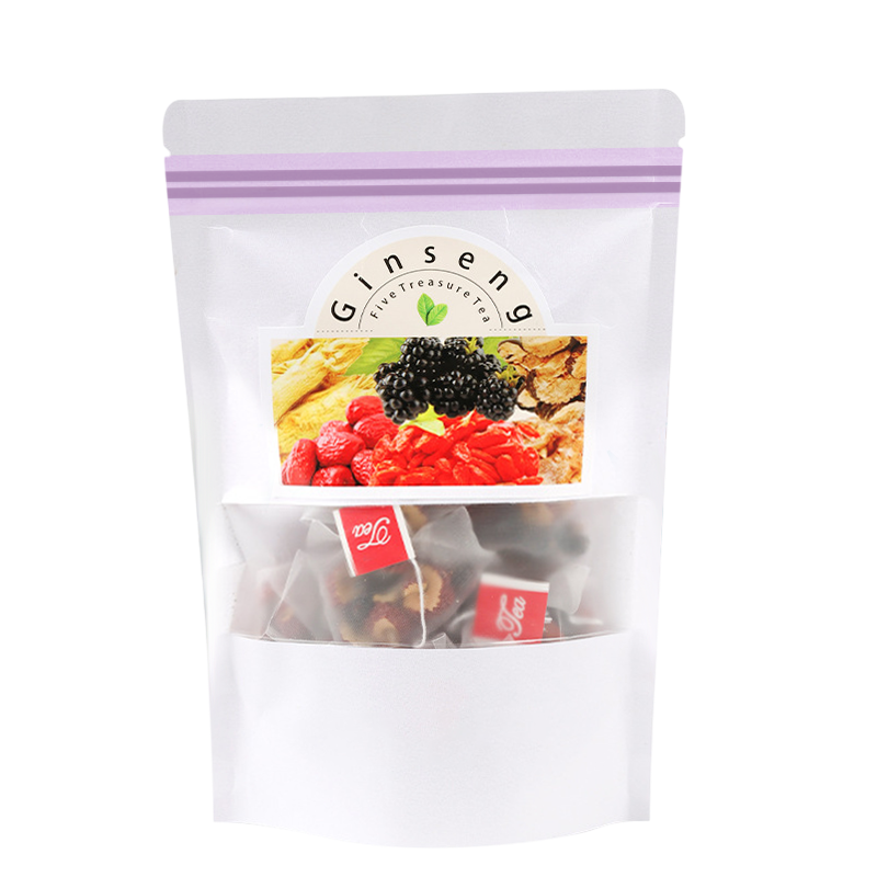 【✨Recharge Your Vitality】💎Newyuo® Ginseng Five Treasure Tea丨Chinese Herbal Formula(Maintain Kidneys, Regulate qi and blood, Replenish Energy&Promote the body to filter toxins)