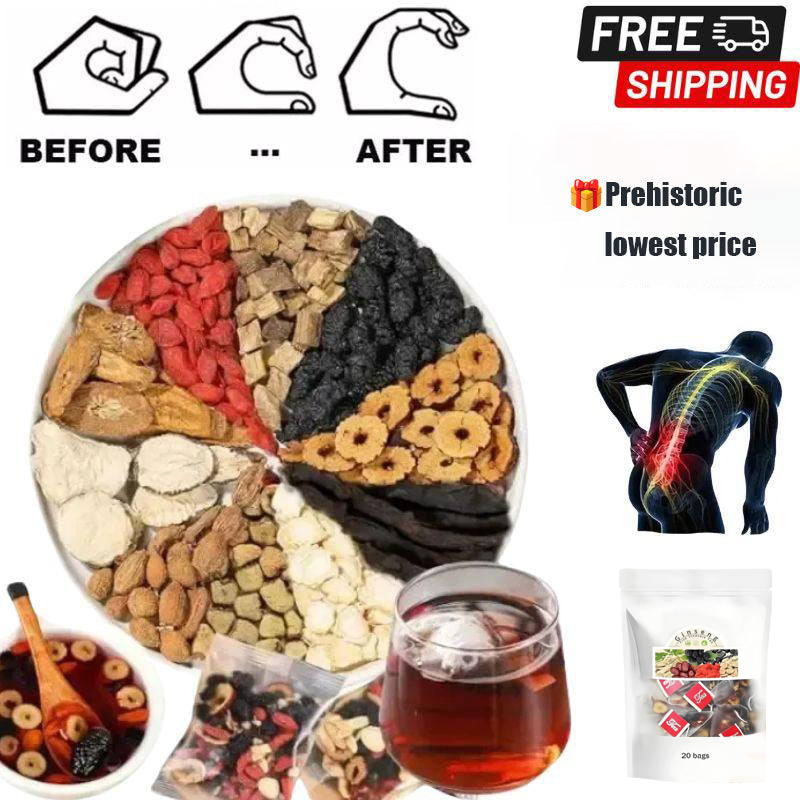 【✨Recharge Your Vitality】💎Newyuo® Ginseng Five Treasure Tea丨Chinese Herbal Formula(Maintain Kidneys, Regulate qi and blood, Replenish Energy&Promote the body to filter toxins)