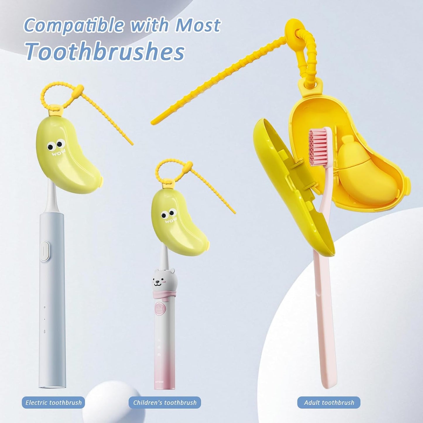 Banana Toothbrush Head Cover