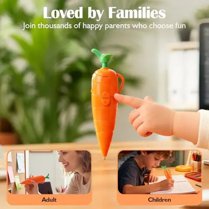 Carrot Voice Recorder Pen | 60-Second Recording & Smooth Writing（upsell）