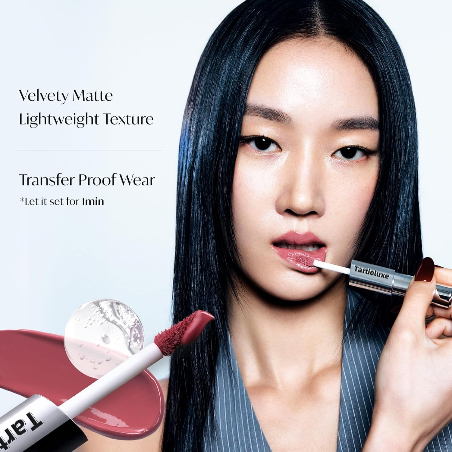 Perfect Twin Lip — Dual-Ended Liquid Lipstick with Velvet Matte Color and Glossy Shine - 903 Nude Odd - 2 Pieces