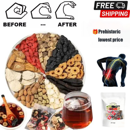 【✨Recharge Your Vitality】💎Newyuo® Ginseng Five Treasure Tea丨Chinese Herbal Formula(Maintain Kidneys, Regulate qi and blood, Replenish Energy&Promote the body to filter toxins)
