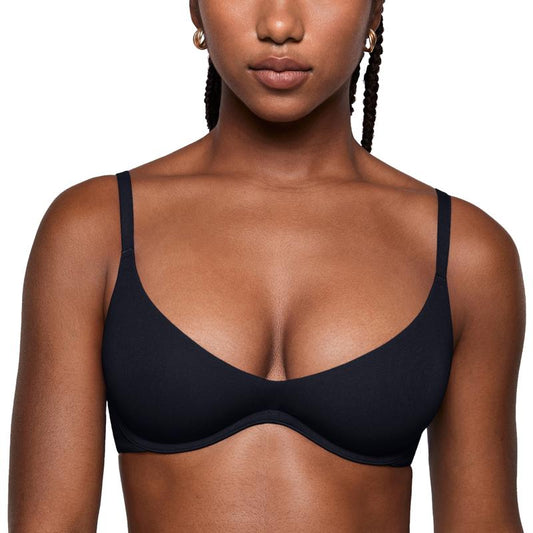 Women's Plus Plunge Bra - Unlined Underwire Sexy Demi Balconette Bras