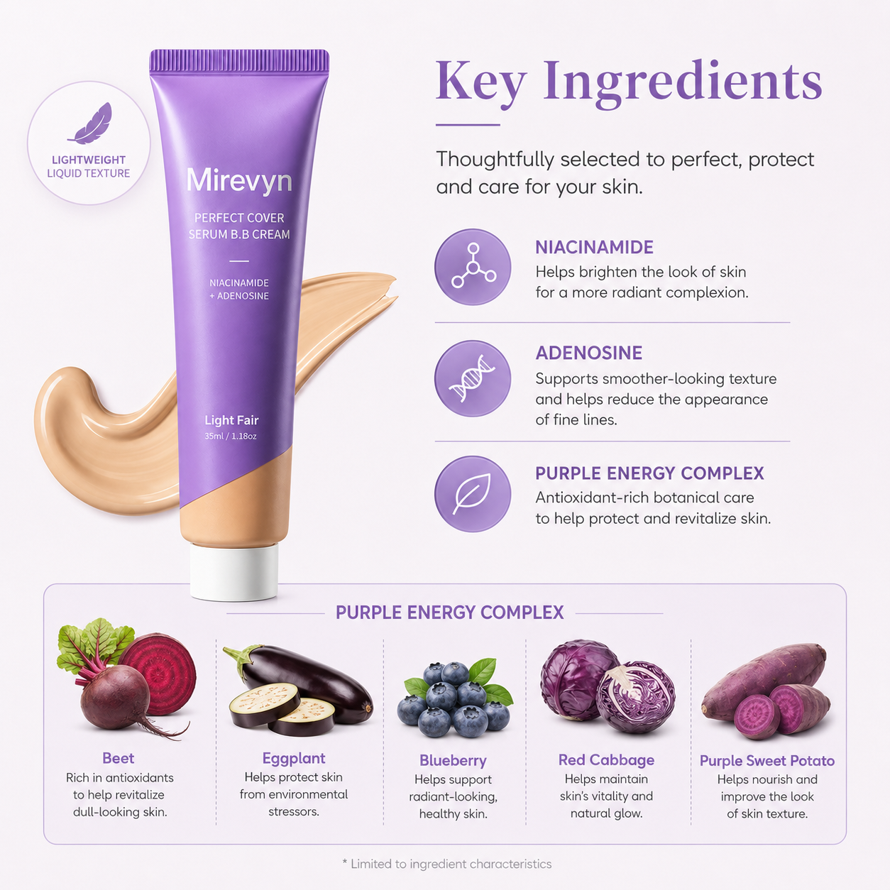 PERFECT COVER SERUM B.B CREAM