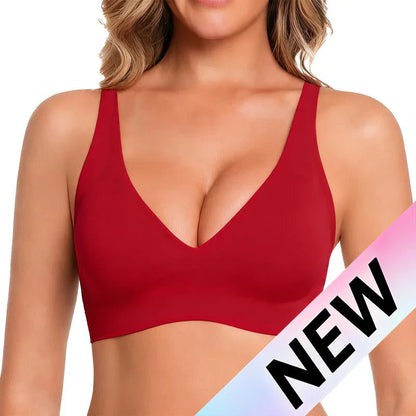 Final 3 Hours: 60%OFF🔥Women’s Wireless Deep V Push-Up Bralette — Ultra-Comfortable T-Shirt Bra