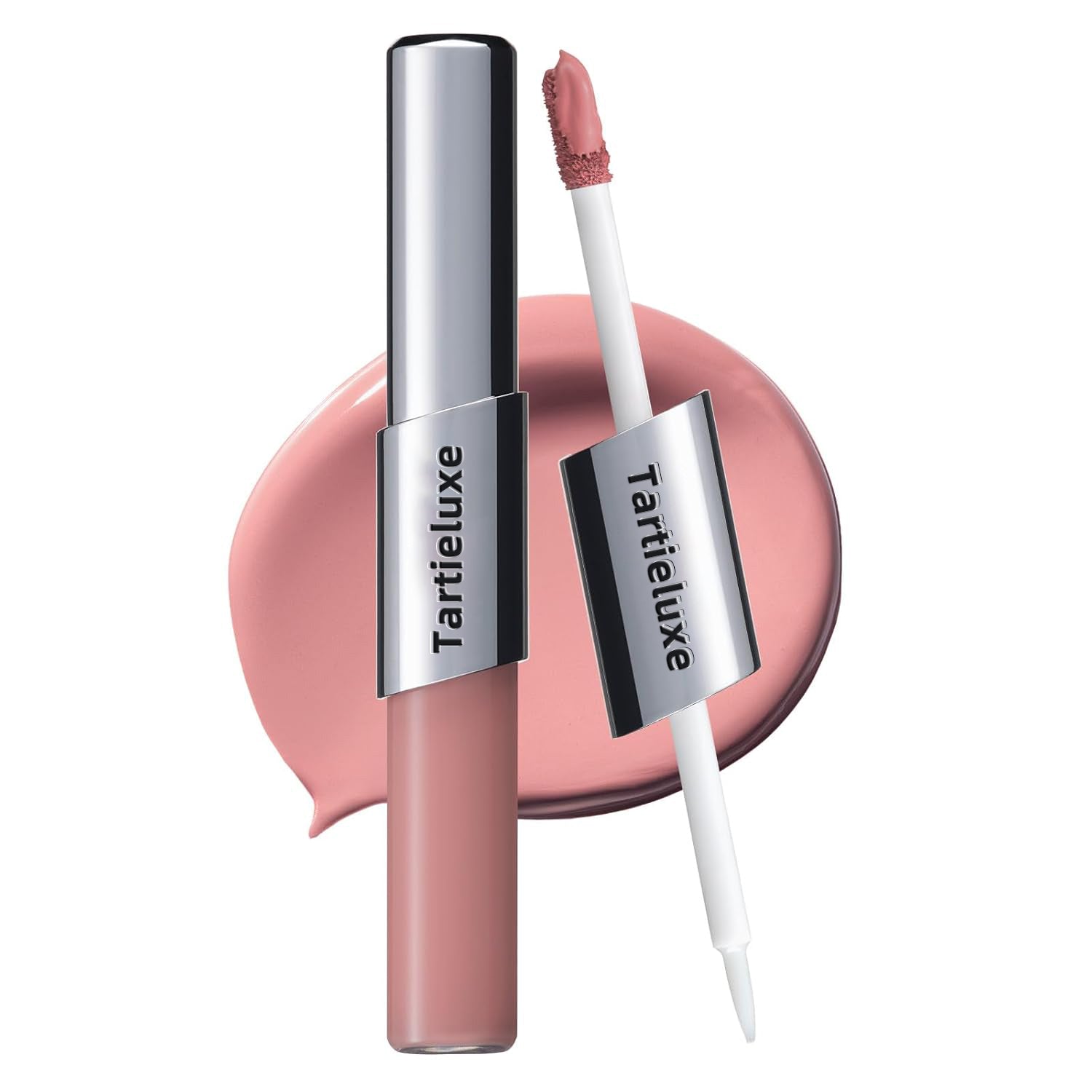 Perfect Twin Lip — Dual-Ended Liquid Lipstick with Velvet Matte Color and Glossy Shine - 904 City Pink - 1 Piece