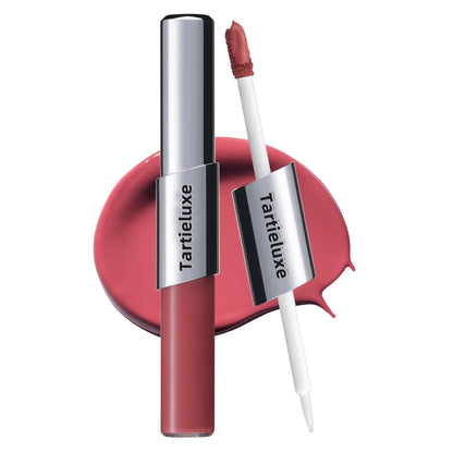 Perfect Twin Lip — Dual-Ended Liquid Lipstick with Velvet Matte Color and Glossy Shine - 905 Rosy High - 2 Pieces