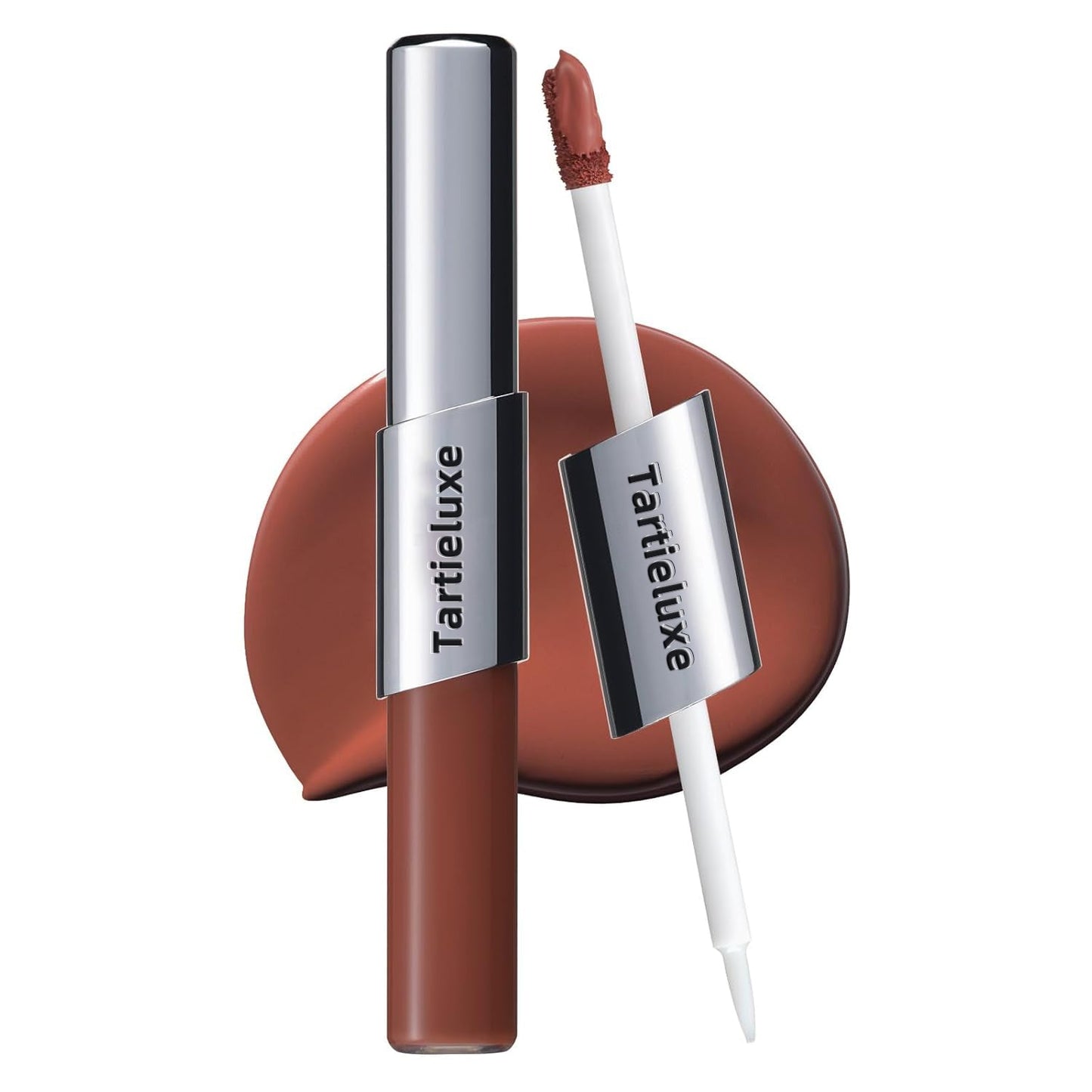 Perfect Twin Lip — Dual-Ended Liquid Lipstick with Velvet Matte Color and Glossy Shine - 906 Salty Fig - 2 Pieces