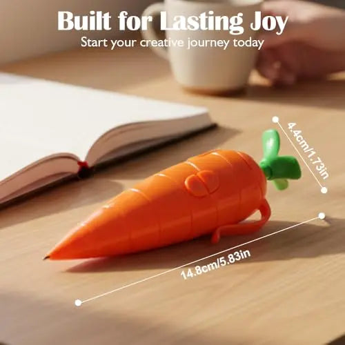 Carrot Voice Recorder Pen | 60-Second Recording & Smooth Writing（upsell）