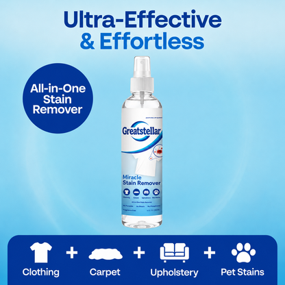Miracle Stain Remover Spray: Removes Virtually All Household Stains Powerful All-In-One Solution
