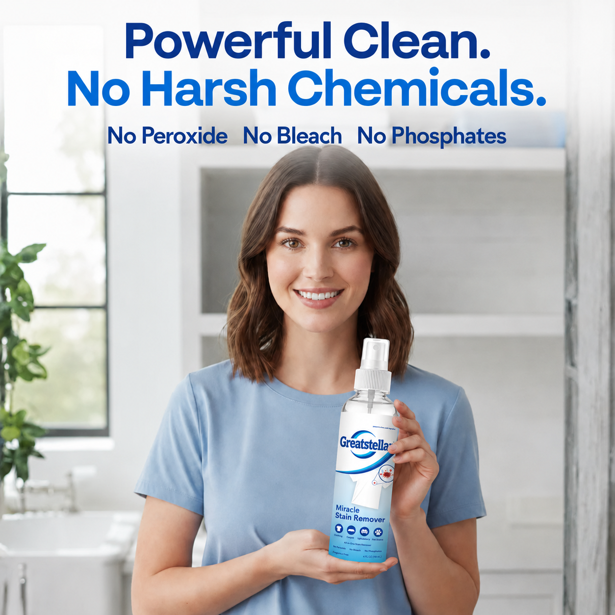 Miracle Stain Remover Spray: Removes Virtually All Household Stains Powerful All-In-One Solution