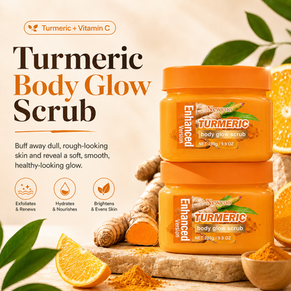 ✨ Turmeric Glow Scrub — Buff Away Dull, Rough Skin for a Softer, Smoother-Looking Glow 🧡