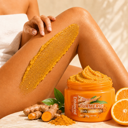 ✨ Turmeric Glow Scrub — Buff Away Dull, Rough Skin for a Softer, Smoother-Looking Glow 🧡