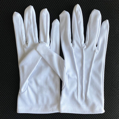 Three-Strap Buckle Grooming Gloves & Pure Cotton Three-Strap Gloves 10 pairs