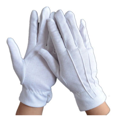 Three-Strap Buckle Grooming Gloves & Pure Cotton Three-Strap Gloves 10 pairs