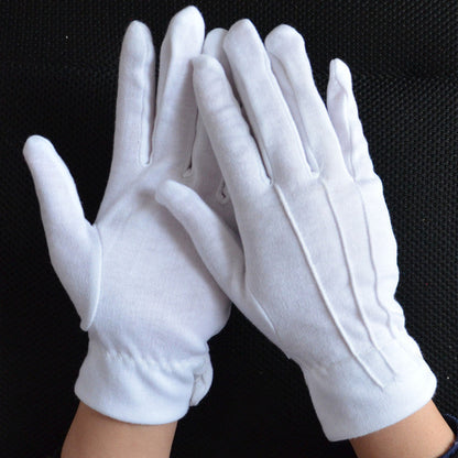 Three-Strap Buckle Grooming Gloves & Pure Cotton Three-Strap Gloves 10 pairs