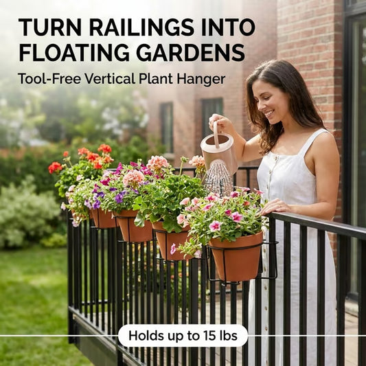 🌸Railing Plant Hanger