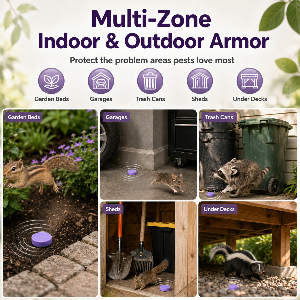 🏡 All-Natural Peppermint & Cinnamon Pest & Rodent Repellent Pucks🌿