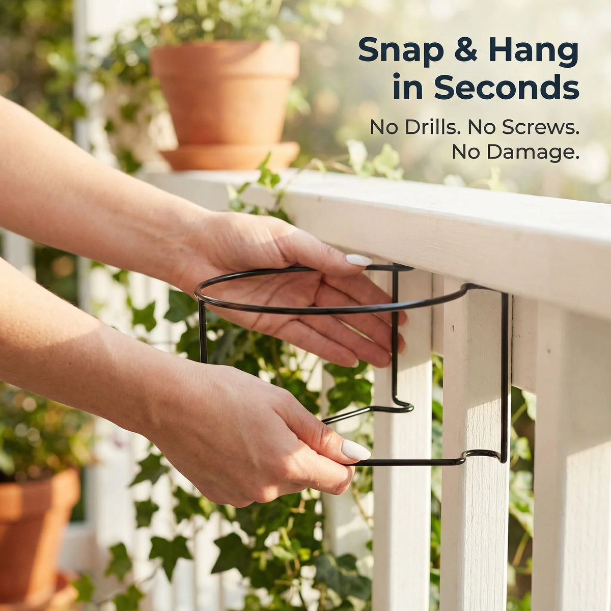 🌸Railing Plant Hanger