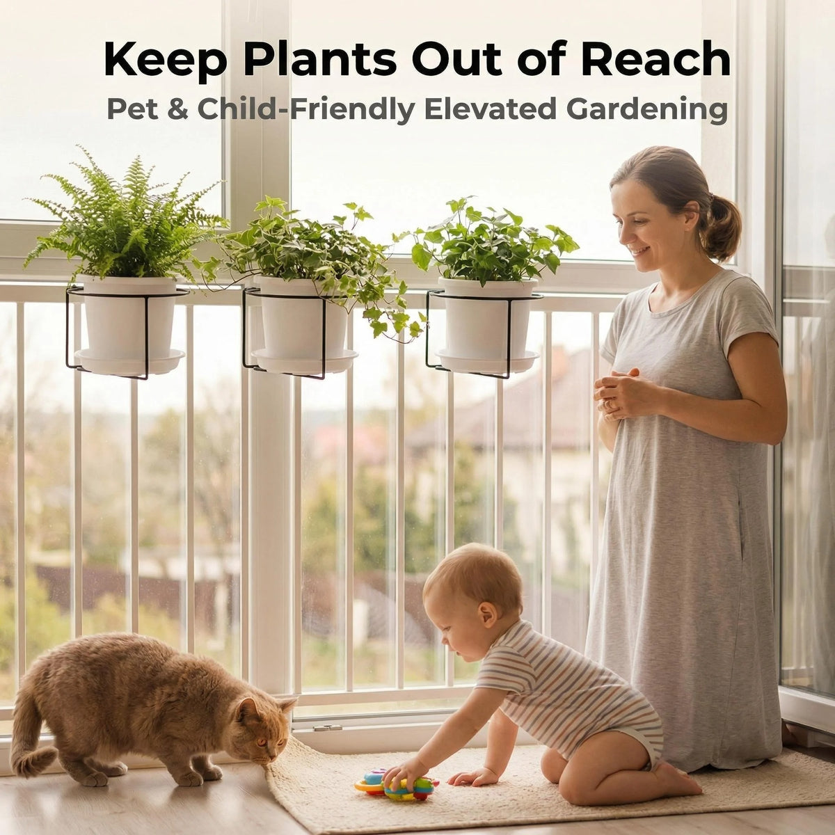 🌸Railing Plant Hanger