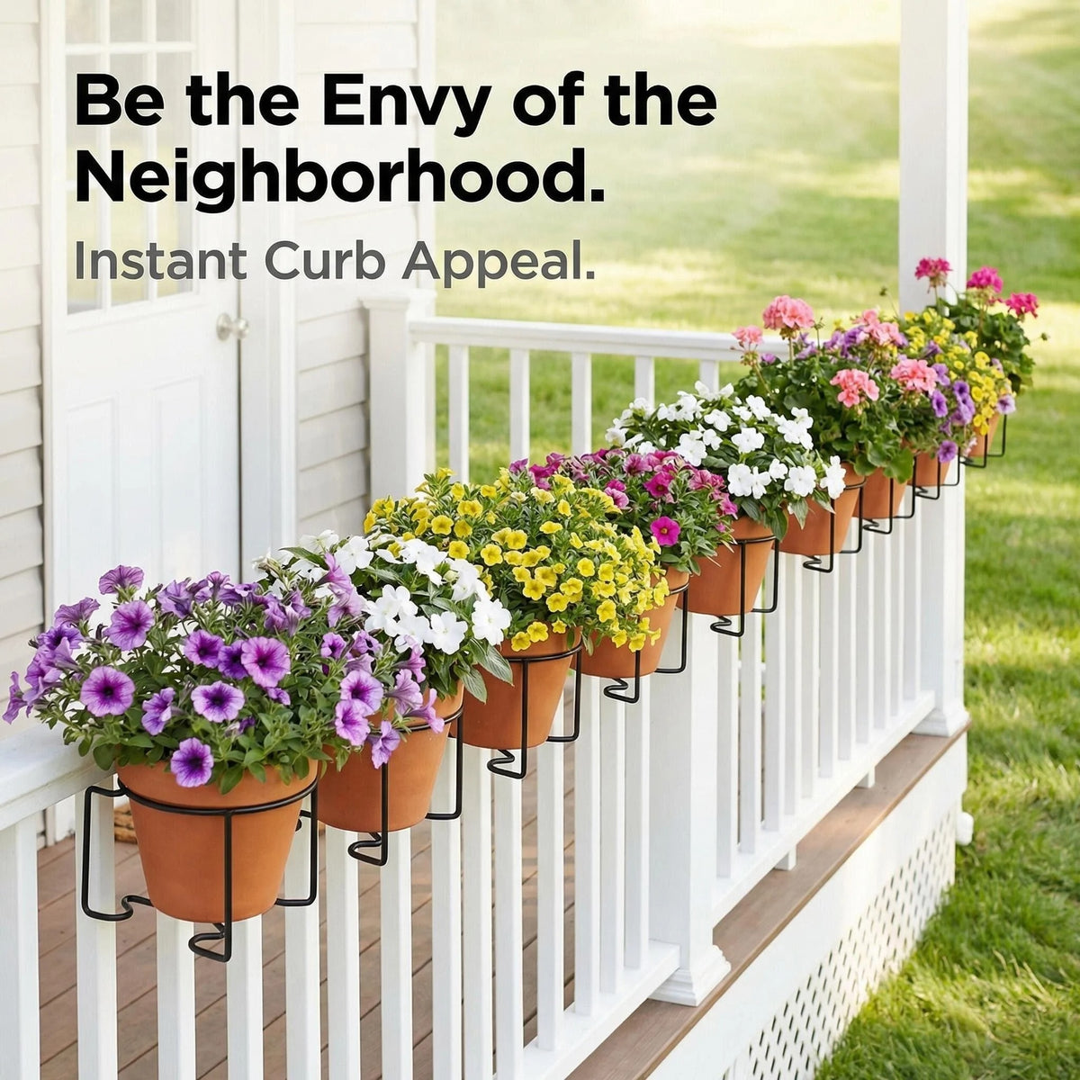 🌸Railing Plant Hanger