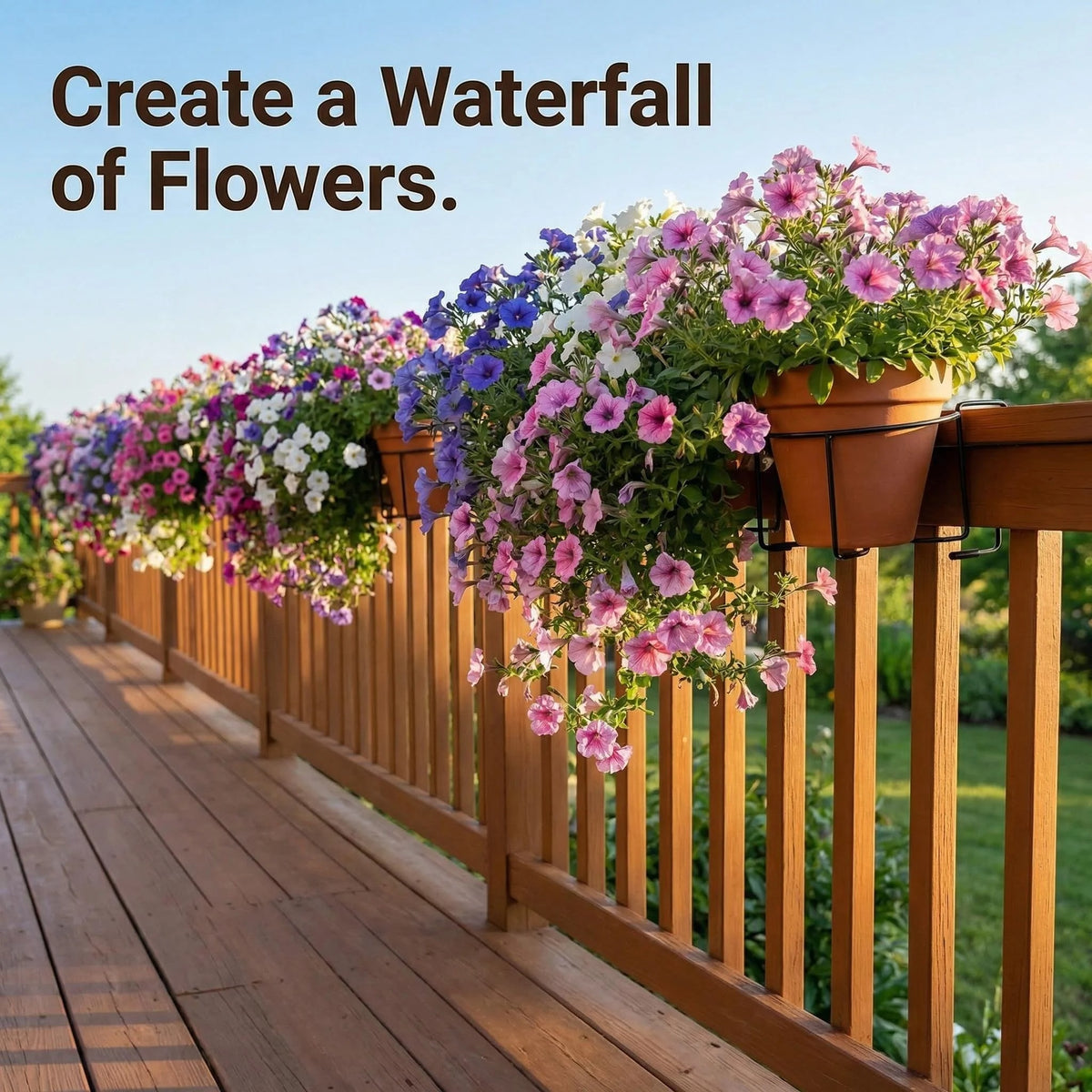 🌸Railing Plant Hanger