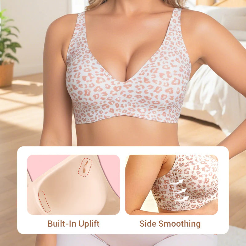 Final 3 Hours: 60%OFF🔥Women’s Wireless Deep V Push-Up Bralette — Ultra-Comfortable T-Shirt Bra